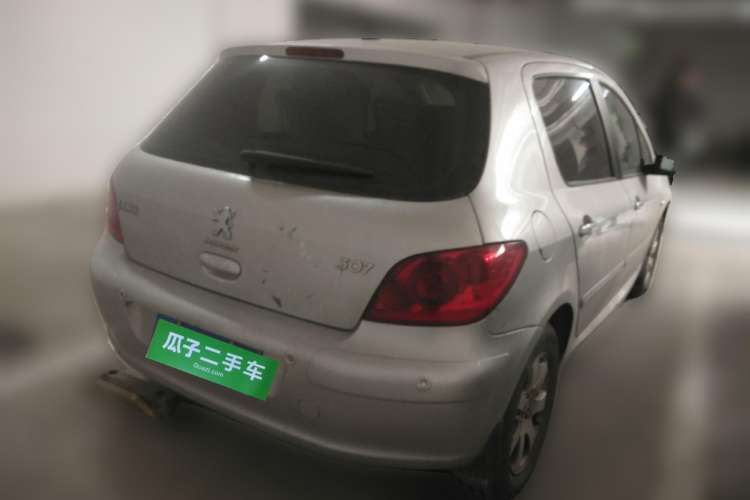 Used Peugeot 307 2010 Hatchback 1.6L Automatic Comfort Edition Rear Right 45 Deg