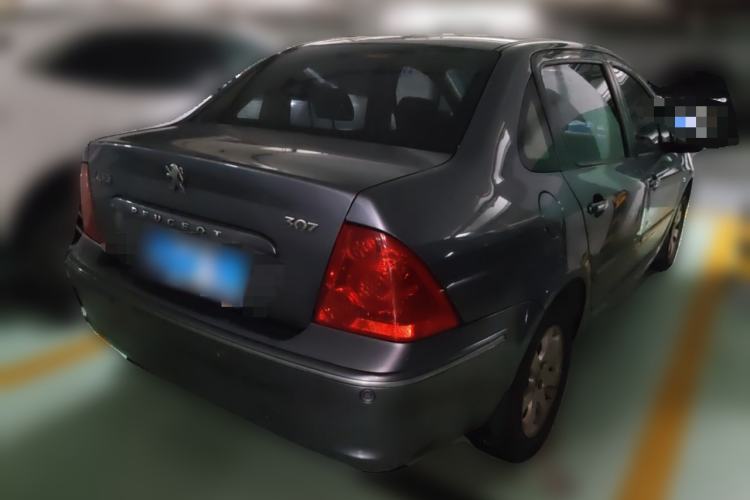 Used Peugeot 307 2010 Sedan 1.6L Automatic Luxury Edition Rear Right 45 Deg