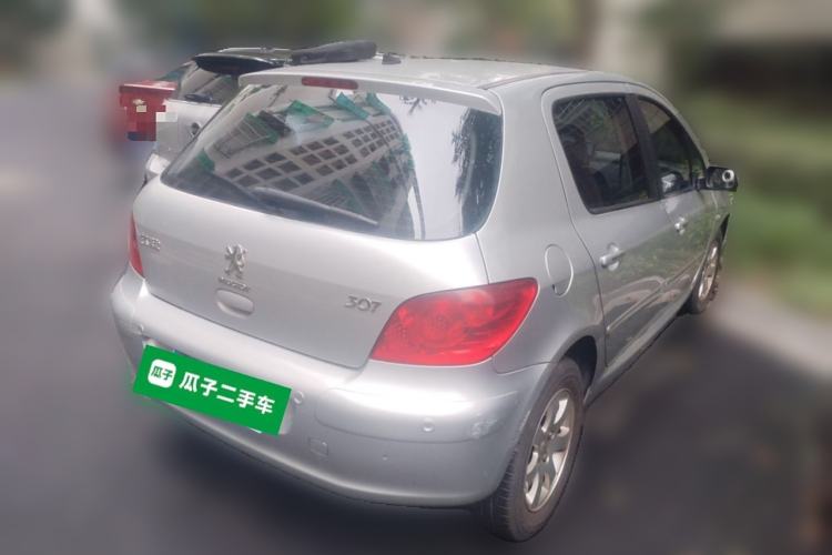 Used Peugeot 307 2010 Hatchback 1.6L Automatic Comfort Edition Rear Right 45 Deg