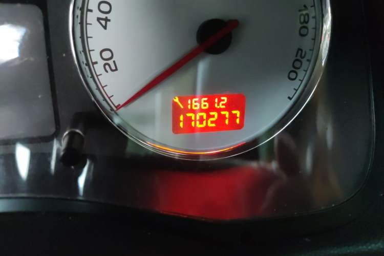 Used Peugeot 307 2012 Hatchback 1.6L Automatic Comfort Edition Odometer Close Up