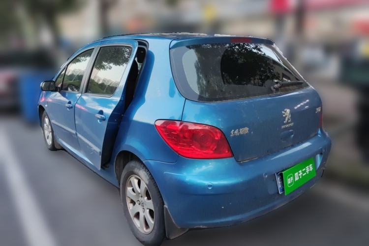 Used Peugeot 307 2012 Hatchback 1.6L Automatic Comfort Edition Rear Left 45 Deg