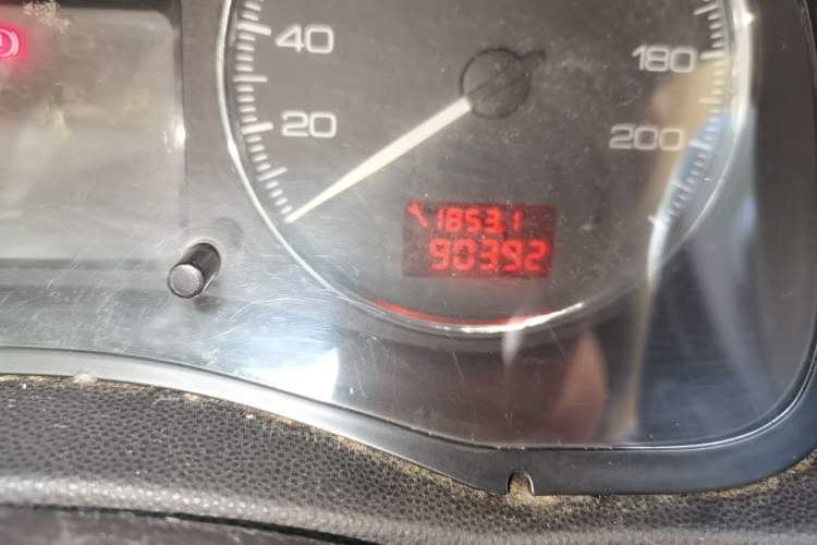 Used Peugeot 307 2012 Hatchback 1.6L Automatic Comfort Edition Odometer Close Up
