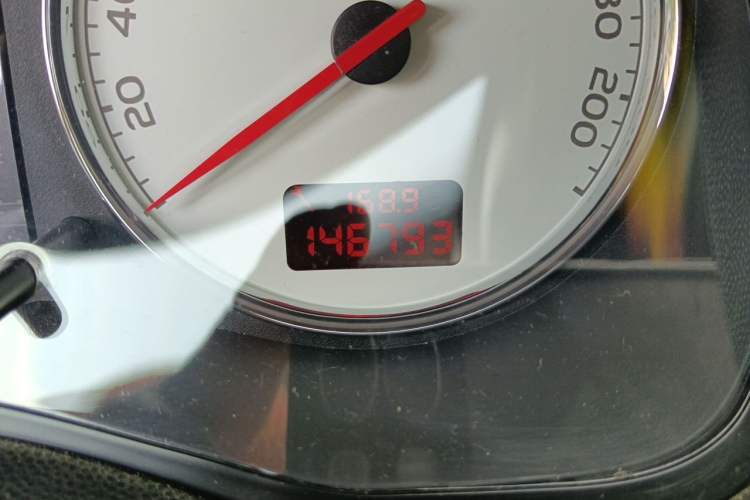 Used Peugeot 307 2012 Hatchback 1.6L Automatic Comfort Edition Odometer Close Up