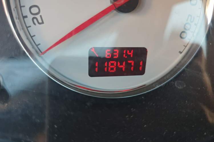 Used Peugeot 307 2012 Hatchback 1.6L Automatic Comfort Edition Odometer Close Up