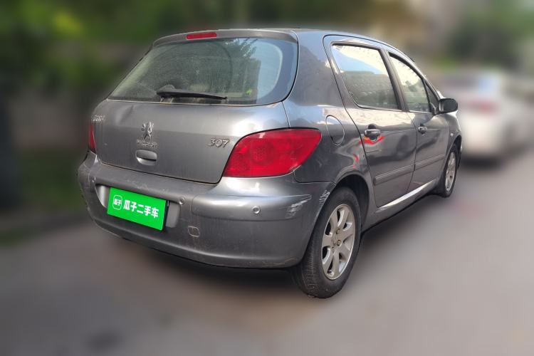 Used Peugeot 307 2012 Hatchback 1.6L Automatic Comfort Edition Rear Right 45 Deg
