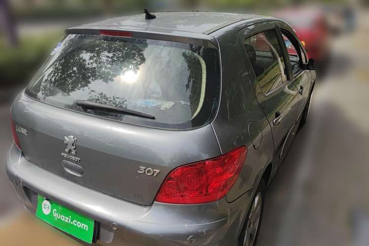 Used Peugeot 307 2012 Hatchback 1.6L Automatic Comfort Edition Rear Right 45 Deg