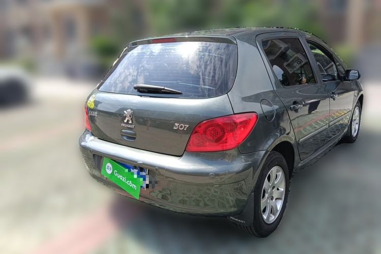 Used Peugeot 307 2012 Hatchback 1.6L Automatic Comfort Edition Rear Right 45 Deg