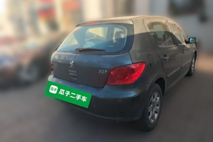 Used Peugeot 307 2012 Hatchback 1.6L Automatic Comfort Edition Rear Right 45 Deg