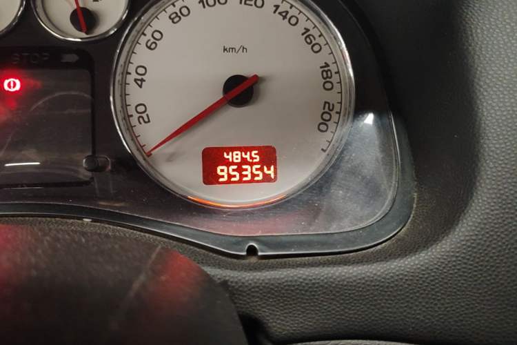Used Peugeot 307 2012 Hatchback 1.6L Automatic Comfort Edition Odometer Close Up
