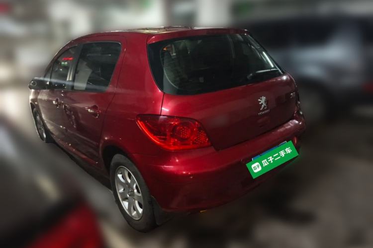 Used Peugeot 307 2012 Hatchback 1.6L Automatic Comfort Edition Rear Left 45 Deg