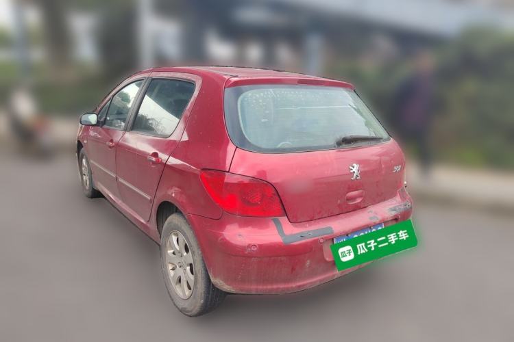 Used Peugeot 307 2012 Hatchback 1.6L Manual Comfort Edition Rear Left 45 Deg
