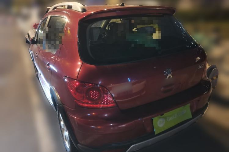 Used Peugeot 307 2012 1.6L Automatic CROSS Rear Left 45 Deg