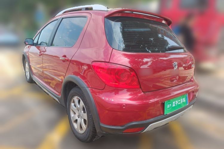 Used Peugeot 307 2012 1.6L Automatic CROSS Rear Left 45 Deg