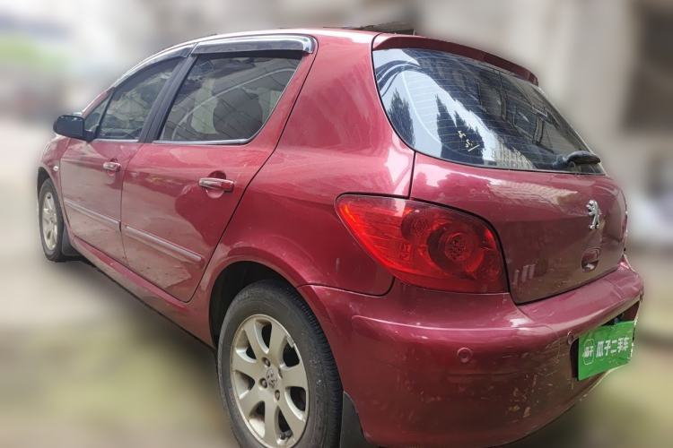 Used Peugeot 307 2012 Hatchback 1.6L Automatic Comfort Edition Rear Left 45 Deg