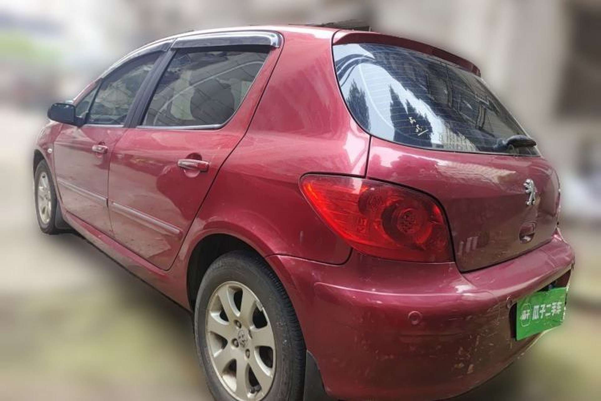 Used Peugeot 307 2012 Hatchback 1.6L Automatic Comfort Edition Rear Left 45 Deg