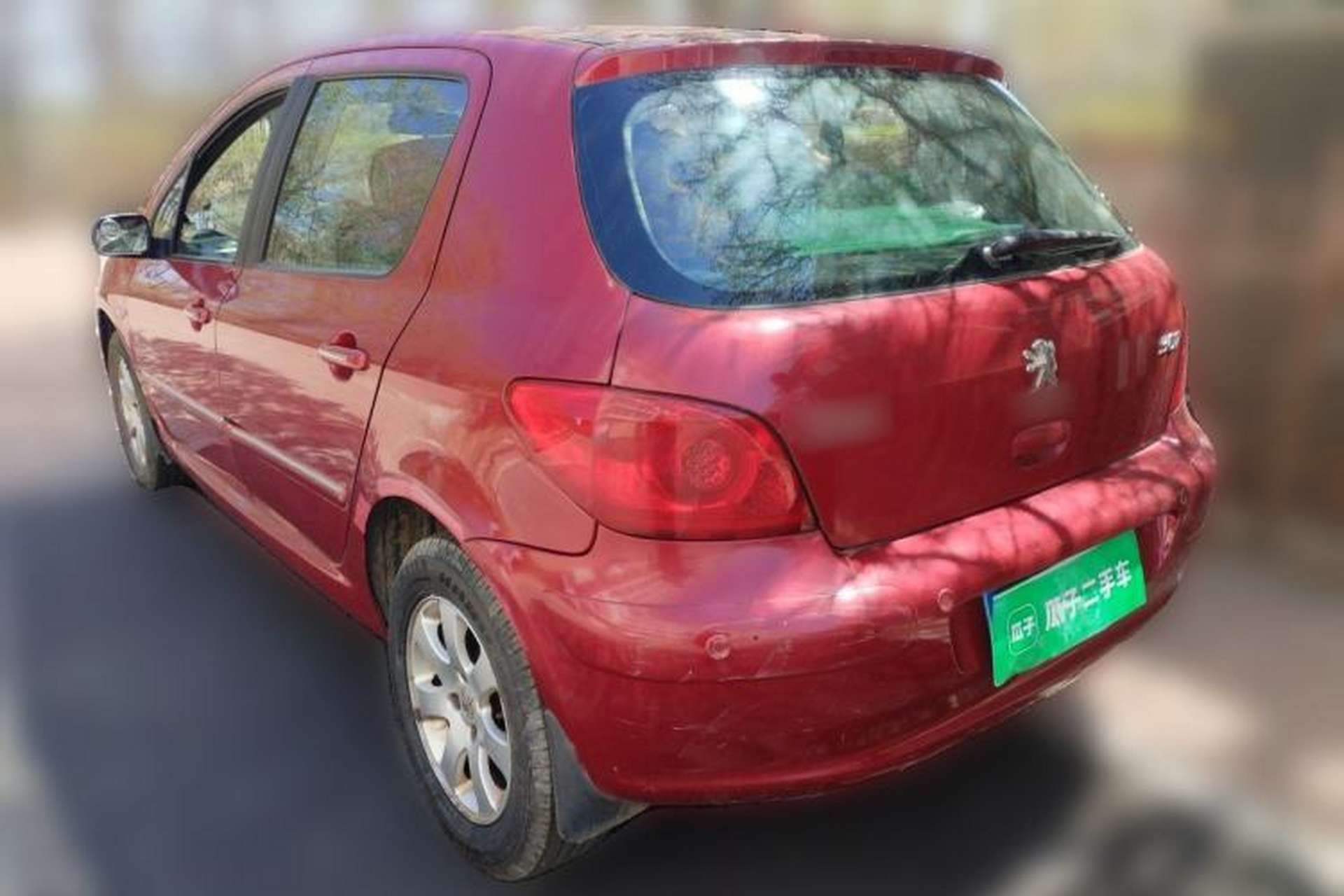 Used Peugeot 307 2012 Hatchback 1.6L Automatic Comfort Edition Rear Left 45 Deg