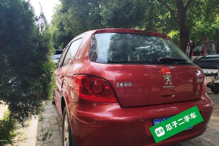 Used Peugeot 307 2012 Hatchback 1.6L Manual Comfort Edition Rear Left 45 Deg