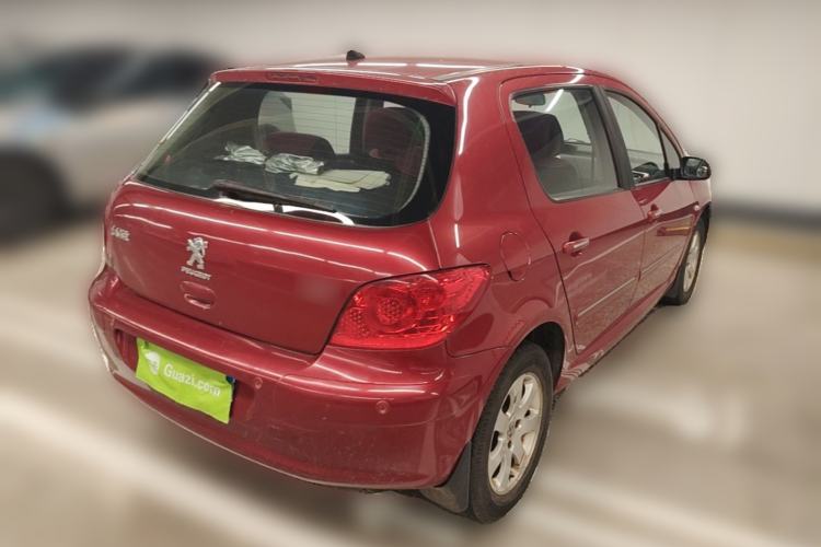 Used Peugeot 307 2012 Hatchback 1.6L Automatic Comfort Edition Rear Right 45 Deg