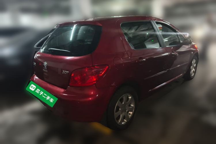 Used Peugeot 307 2012 Hatchback 1.6L Automatic Comfort Edition Rear Right 45 Deg