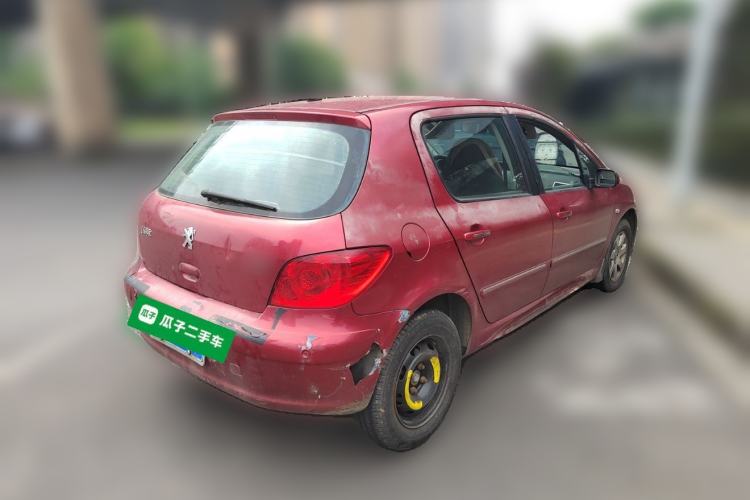 Used Peugeot 307 2012 Hatchback 1.6L Manual Comfort Edition Rear Right 45 Deg