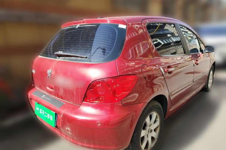Used Peugeot 307 2012 Hatchback 1.6L Automatic Comfort Edition Rear Right 45 Deg