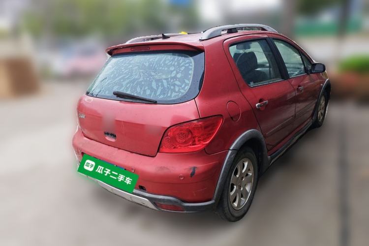 Used Peugeot 307 2012 1.6L Automatic CROSS Rear Right 45 Deg