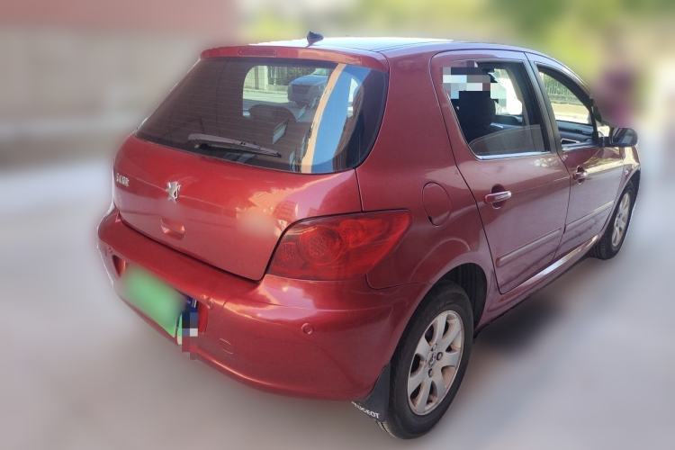 Used Peugeot 307 2012 Hatchback 1.6L Automatic Comfort Edition Rear Right 45 Deg