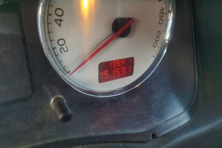 Used Peugeot 307 2012 Hatchback 1.6L Automatic Comfort Edition Odometer Close Up