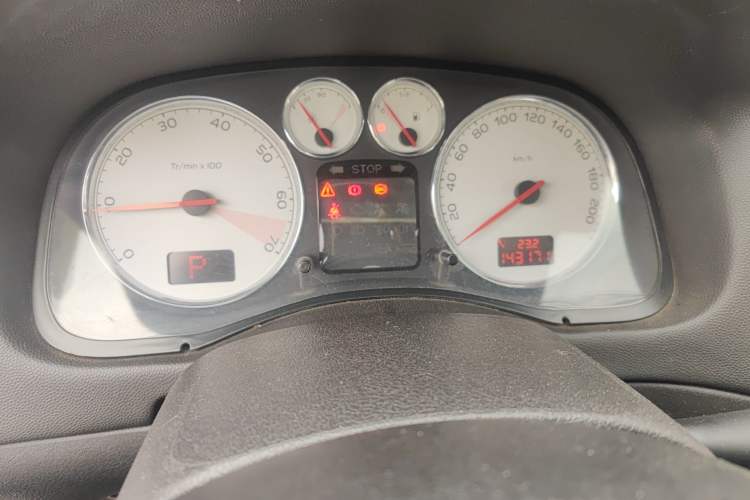 Used Peugeot 307 2012 Hatchback 1.6L Automatic Comfort Edition Odometer Close Up
