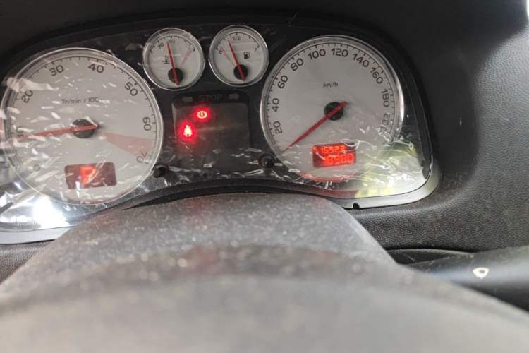 Used Peugeot 307 2012 Hatchback 1.6L Automatic Comfort Edition Odometer Close Up