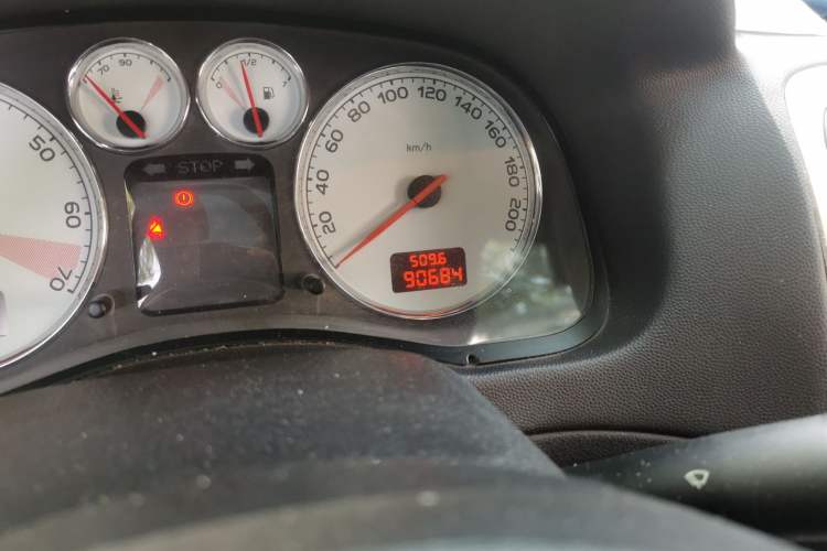 Used Peugeot 307 2012 Hatchback 1.6L Automatic Comfort Edition Odometer Close Up
