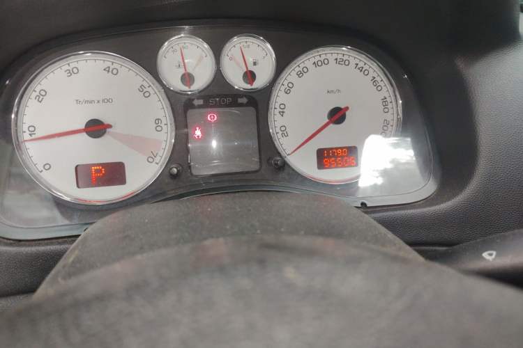 Used Peugeot 307 2012 Hatchback 1.6L Automatic Comfort Edition Odometer Close Up