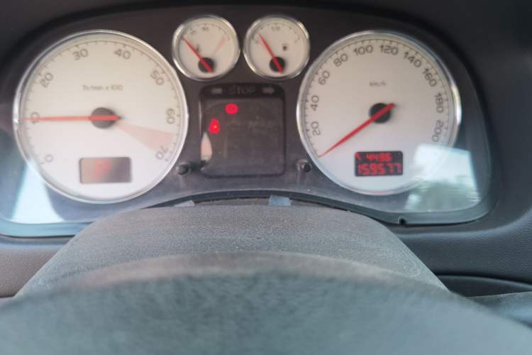 Used Peugeot 307 2012 Hatchback 1.6L Automatic Comfort Edition Odometer Close Up