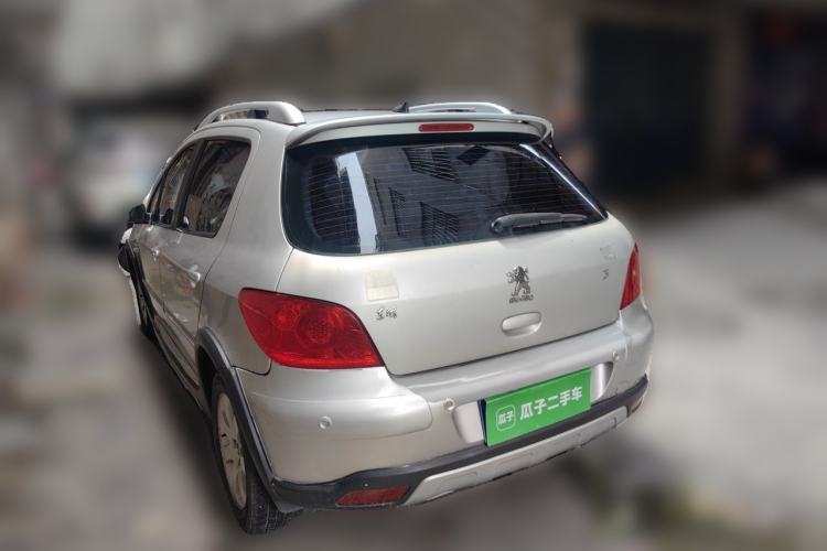 Used Peugeot 307 2012 1.6L Automatic CROSS Rear Left 45 Deg