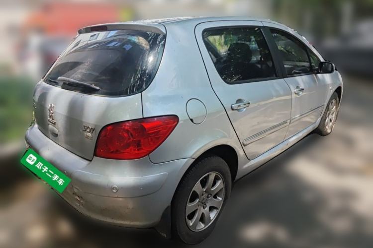 Used Peugeot 307 2012 Hatchback 1.6L Automatic Comfort Edition Rear Right 45 Deg
