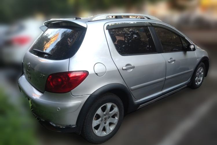 Used Peugeot 307 2012 1.6L Manual CROSS Rear Right 45 Deg