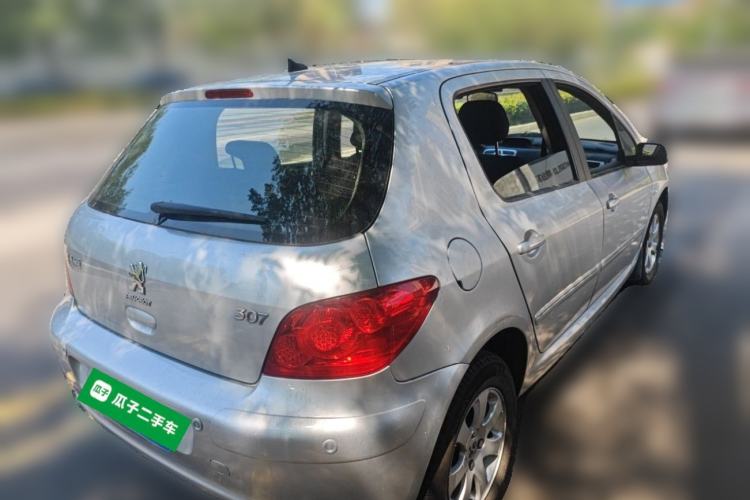 Used Peugeot 307 2012 Hatchback 1.6L Automatic Comfort Edition Rear Right 45 Deg