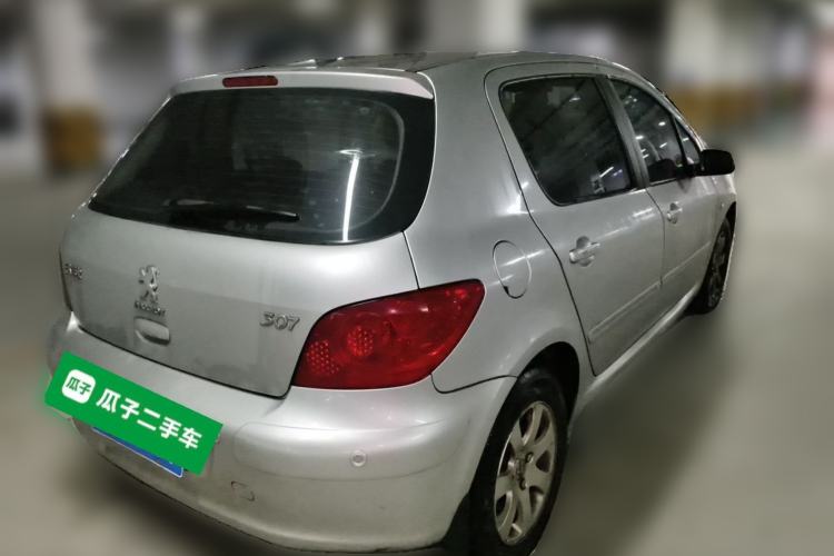 Used Peugeot 307 2012 Hatchback 1.6L Automatic Comfort Edition Rear Right 45 Deg