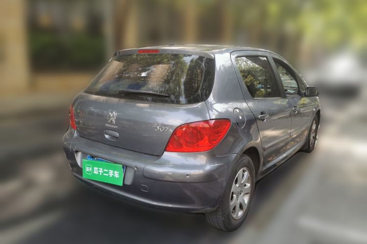 Used Peugeot 307 2012 Hatchback 1.6L Automatic Comfort Edition Rear Right 45 Deg