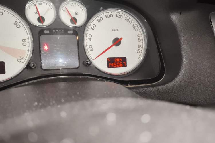 Used Peugeot 307 2012 Hatchback 1.6L Automatic Comfort Edition Odometer Close Up