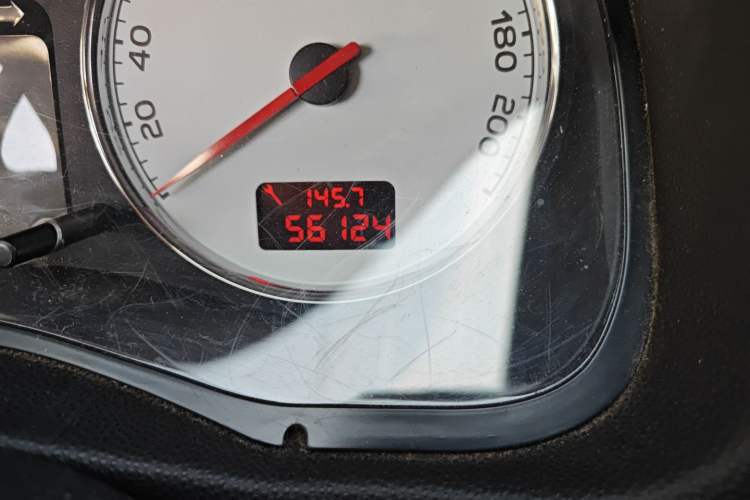 Used Peugeot 307 2012 Hatchback 1.6L Manual Comfort Edition Odometer Close Up