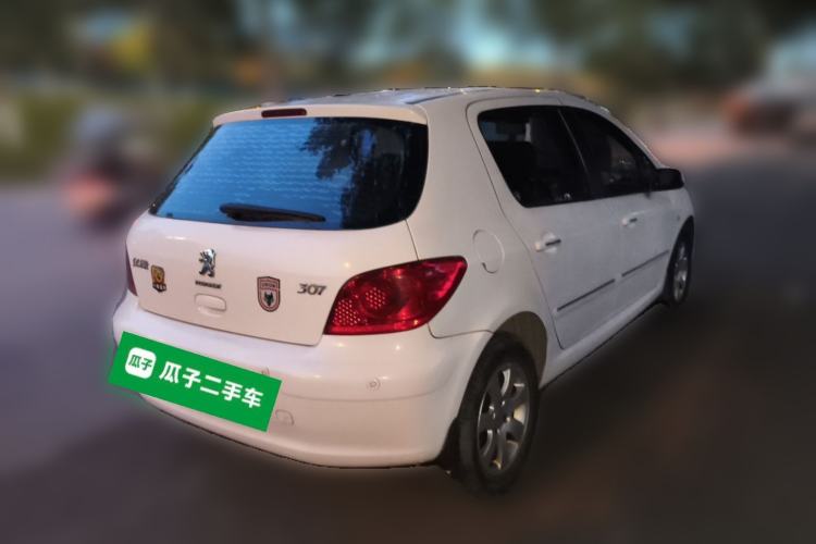 Used Peugeot 307 2012 Hatchback 1.6L Automatic Comfort Edition Rear Right 45 Deg