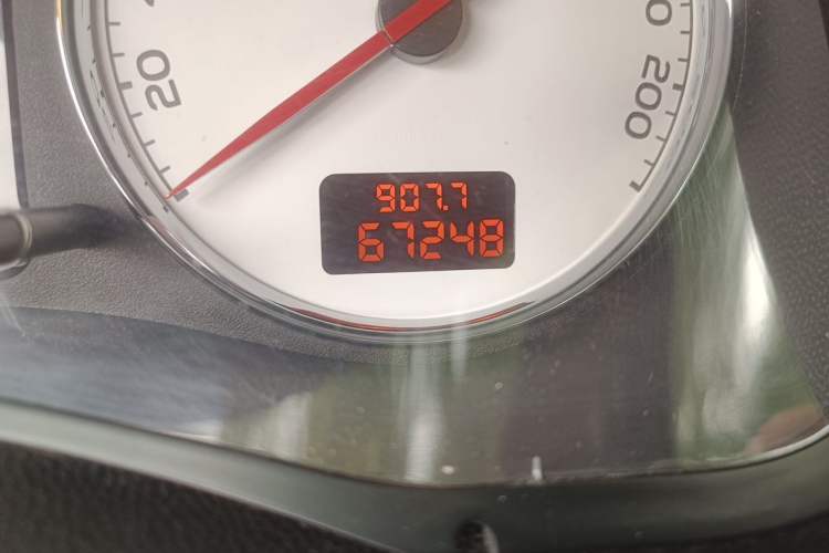 Used Peugeot 307 2013 Hatchback 1.6L Automatic Comfort Edition Odometer Close Up