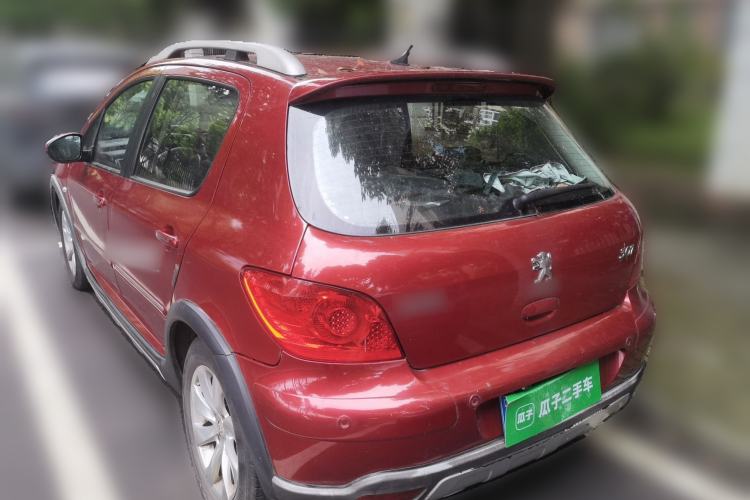 Used Peugeot 307 2013 1.6L Automatic CROSS Rear Left 45 Deg