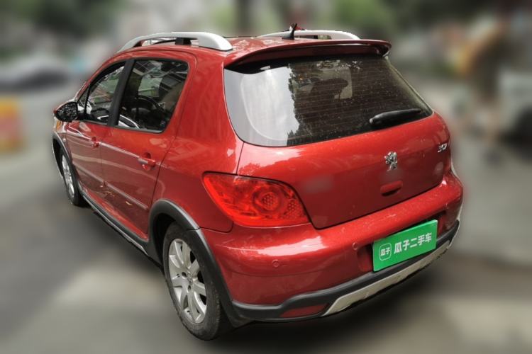 Used Peugeot 307 2013 1.6L Automatic CROSS Rear Left 45 Deg