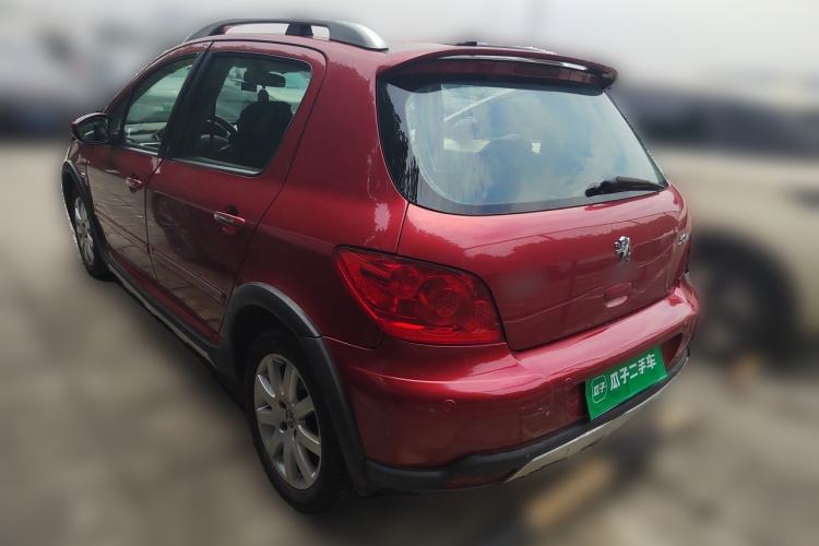 Used Peugeot 307 2013 1.6L Automatic CROSS Rear Left 45 Deg