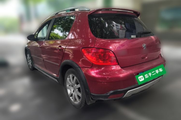 Used Peugeot 307 2013 1.6L Automatic CROSS Rear Left 45 Deg