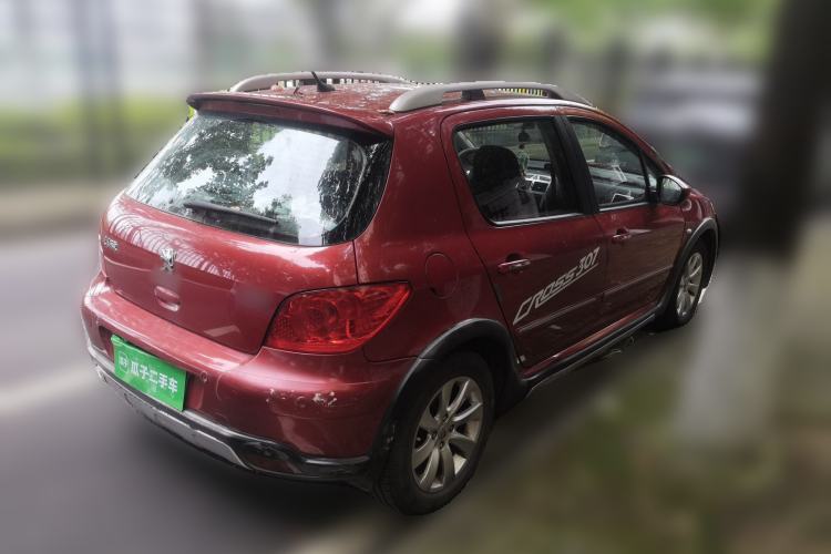 Used Peugeot 307 2013 1.6L Automatic CROSS Rear Right 45 Deg