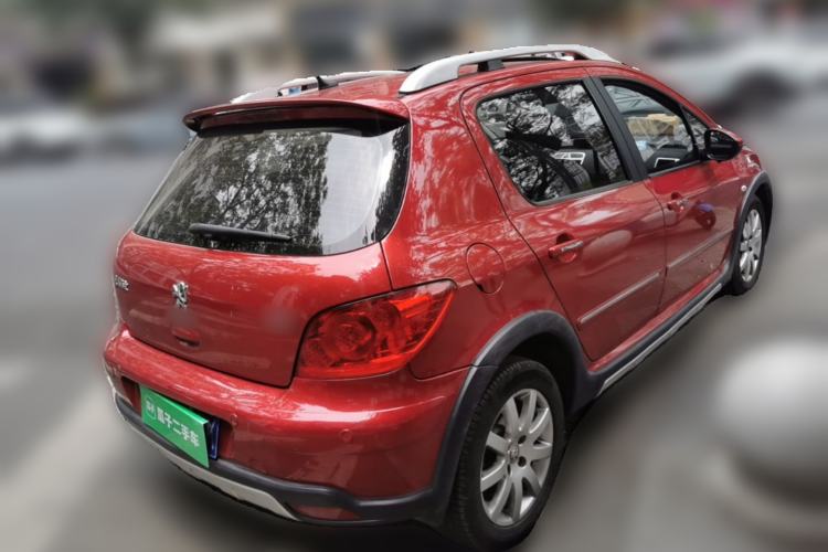 Used Peugeot 307 2013 1.6L Automatic CROSS Rear Right 45 Deg