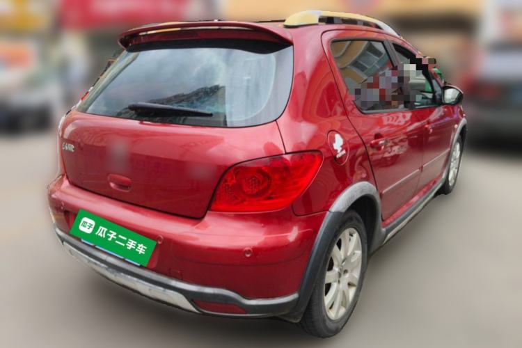 Used Peugeot 307 2013 1.6L Manual CROSS Rear Right 45 Deg